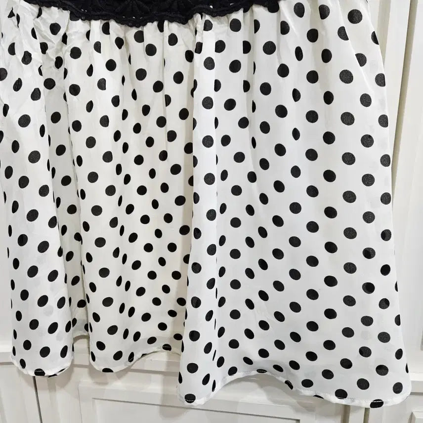 [BUNJANG] Ema Verie Dot Big Collar Dress / 도트 빅카라 원피스