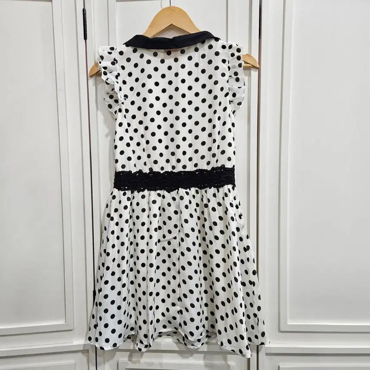 [BUNJANG] Ema Verie Dot Big Collar Dress / 도트 빅카라 원피스