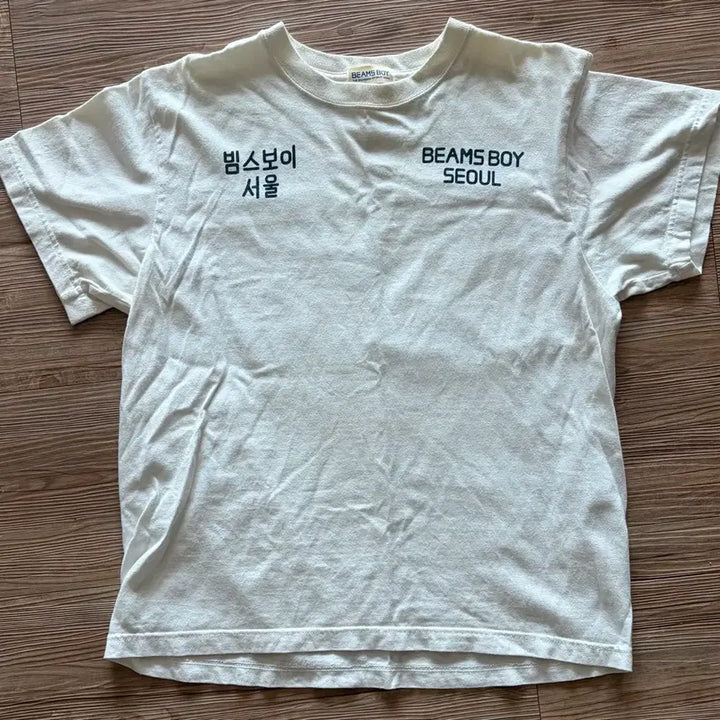 [BUNJANG] BEAMS BOY Seoul Pop-Up Exclusive T-Shirt &amp; Keyring Set / 빔즈보이 서울 팝업 익스클루시브 티셔츠 + 키링