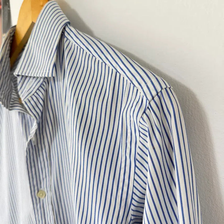 [BUNJANG] Polo Ralph Lauren Classic Fit Striped Shirt / [택포] [M] 폴로 랄프로렌 클래식핏 스트라이프 셔츠