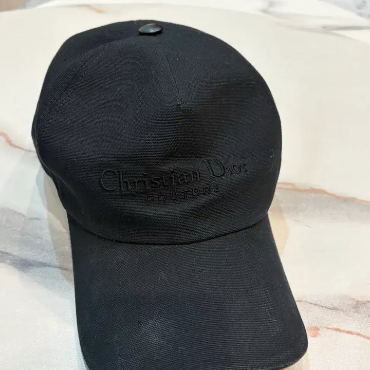[BUNJANG] Dior Coutoure Cap Black / 디올 꾸뛰르 캡 블랙
