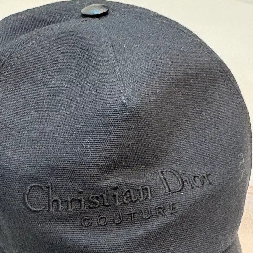 [BUNJANG] Dior Coutoure Cap Black / 디올 꾸뛰르 캡 블랙