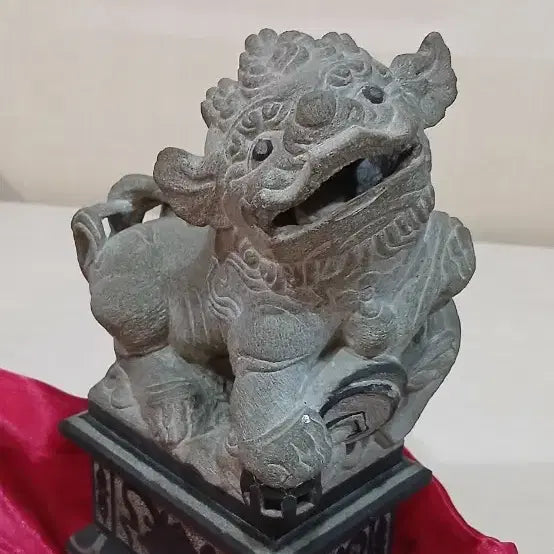 [BUNJANG] Haitai Stone Statue Pair / (강원 양양 직거래)액운을 막아주는 해태 석상 1쌍