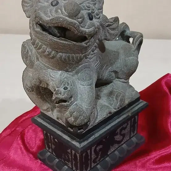 [BUNJANG] Haitai Stone Statue Pair / (강원 양양 직거래)액운을 막아주는 해태 석상 1쌍