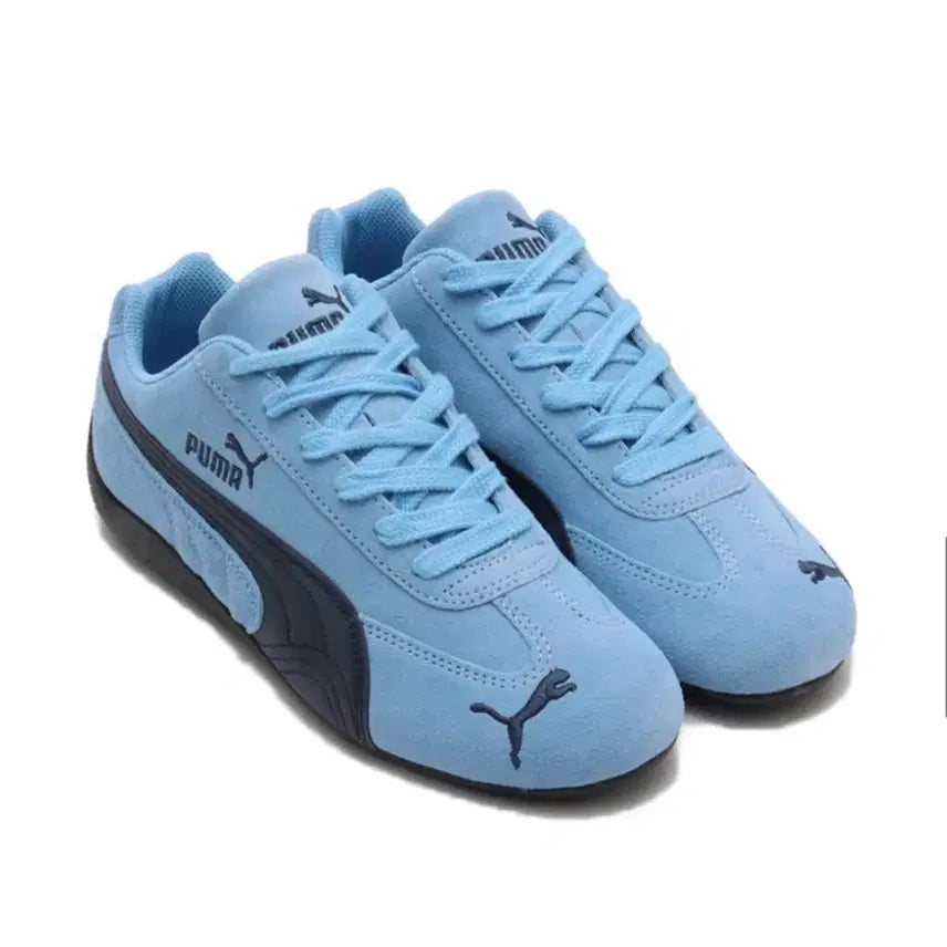 [BUNJANG] Puma Speedcat Archive Team Light Blue Club Navy Sneakers / 푸마 스피드캣 아카이브 팀 라이트 블루 클럽 네이비