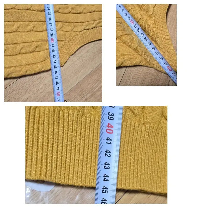 [BUNJANG] Kkwabaegi Crop Knit Vest / 꽈배기크롭니트조끼 free