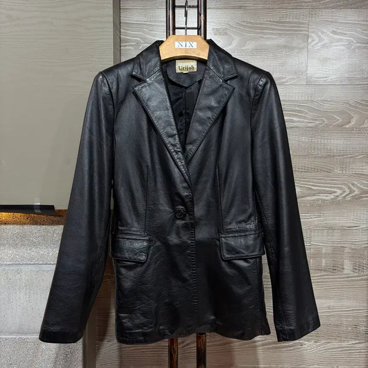 [BUNJANG] Uriiah Milano Leather Blazer Jacket / Uriiah 밀라노 가죽 블레이저 S-M(yr61 자켓 점퍼 레더