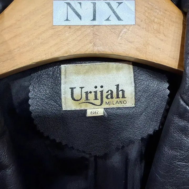 [BUNJANG] Uriiah Milano Leather Blazer Jacket / Uriiah 밀라노 가죽 블레이저 S-M(yr61 자켓 점퍼 레더