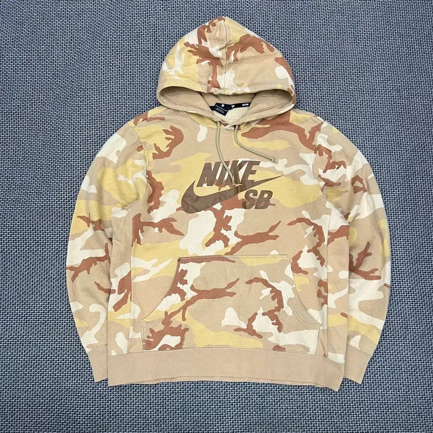 [BUNJANG] Nike SB Camo Big Logo Hoodie / 나이키SB 카모 빅로고 후드