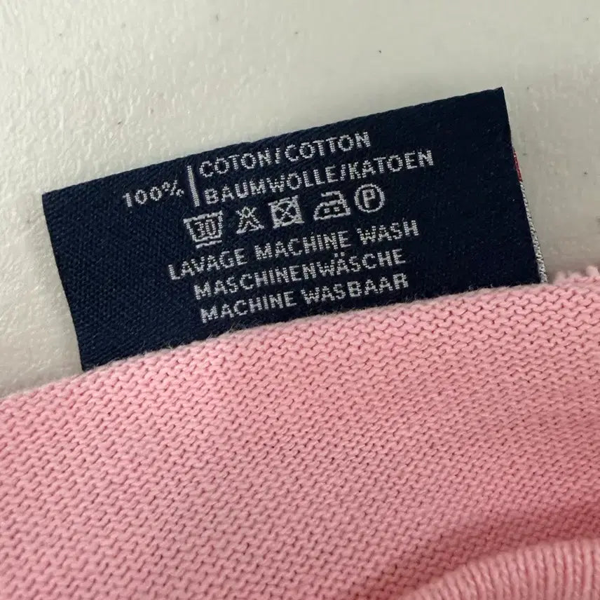 [BUNJANG] Saint James Pink Long Sleeve Cotton T-shirt / 정품 세인트제임스 Saint James 핑크 긴팔 면 100% 티셔츠