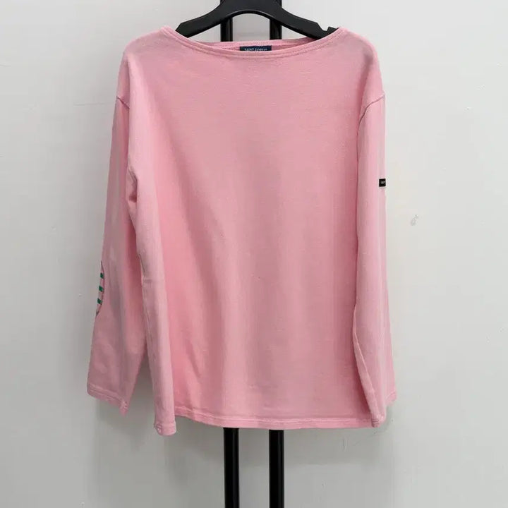 [BUNJANG] Saint James Pink Long Sleeve Cotton T-shirt / 정품 세인트제임스 Saint James 핑크 긴팔 면 100% 티셔츠