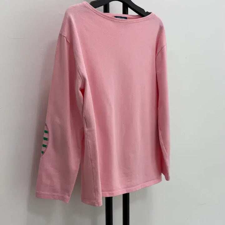 [BUNJANG] Saint James Pink Long Sleeve Cotton T-shirt / 정품 세인트제임스 Saint James 핑크 긴팔 면 100% 티셔츠