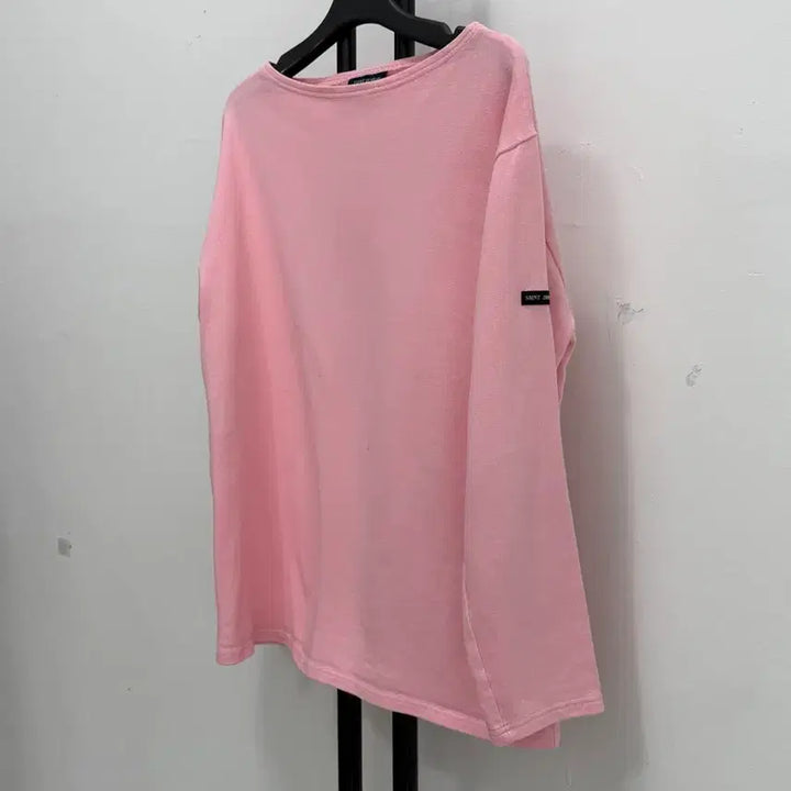 [BUNJANG] Saint James Pink Long Sleeve Cotton T-shirt / 정품 세인트제임스 Saint James 핑크 긴팔 면 100% 티셔츠