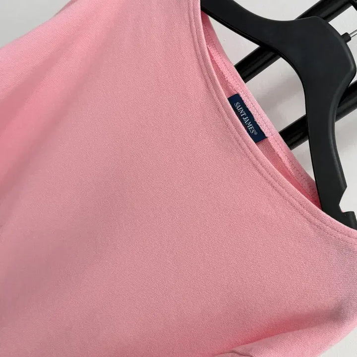 [BUNJANG] Saint James Pink Long Sleeve Cotton T-shirt / 정품 세인트제임스 Saint James 핑크 긴팔 면 100% 티셔츠