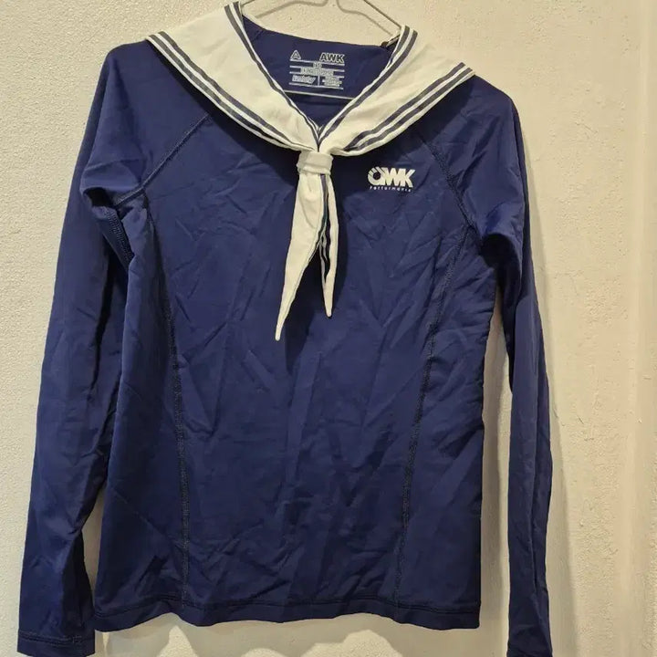 [BUNJANG] AWK Navy Long Sleeve Sailor Top - Kids 165 / AWK 세라복 스타일 긴팔티셔츠 네이비 키즈165