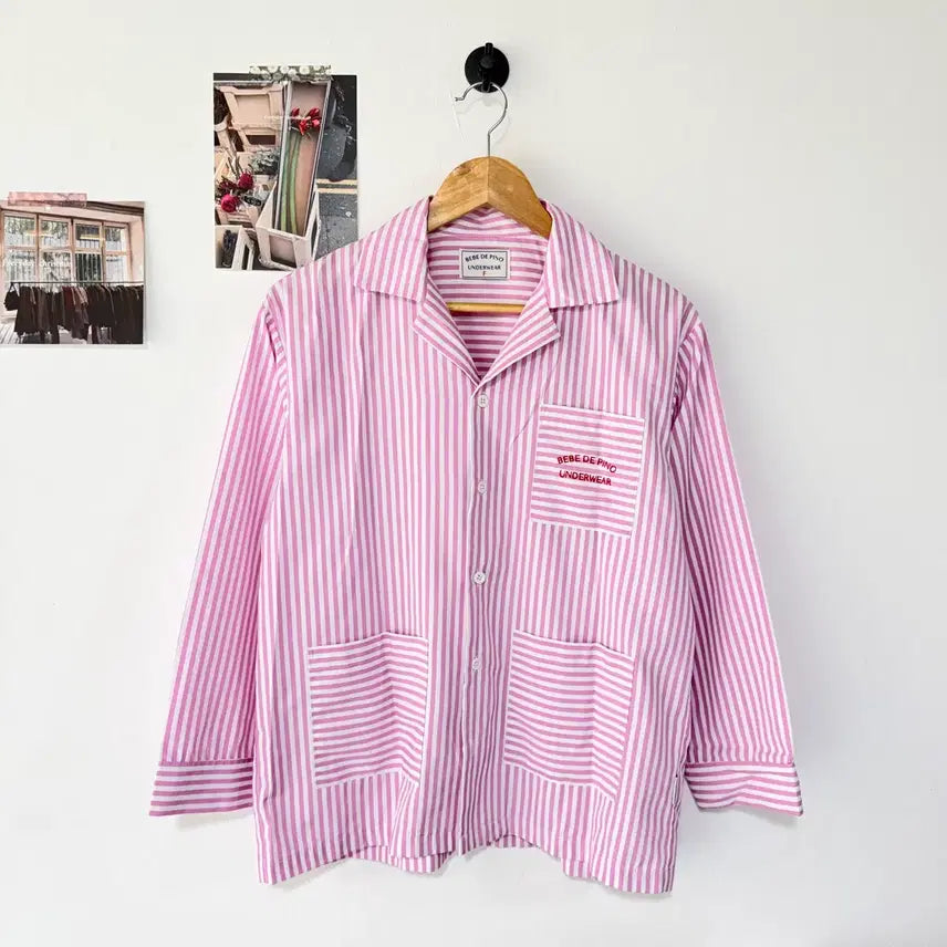 [BUNJANG] Bebe De Pino Pajama Shirt / [택포] [FREE] 베베드피노 파자마셔츠