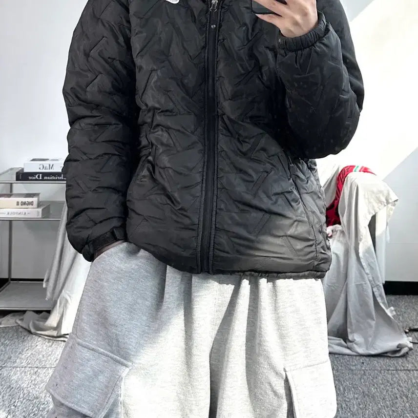 [BUNJANG] Nike Swoosh Quilted Lightweight Padded Jacket L / 나이키 스우시 퀄팅 경량패딩 L