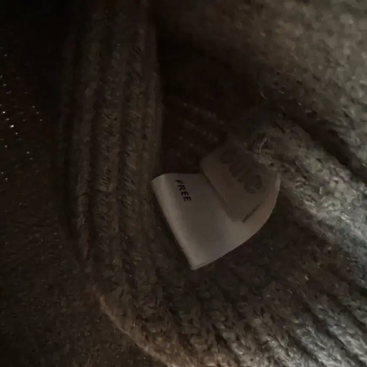 [BUNJANG] Woohee Sera Big Collar Full Zip-up Knit Gray / 새상품) 우이 세라 빅카라 풀집업 니트 그레이
