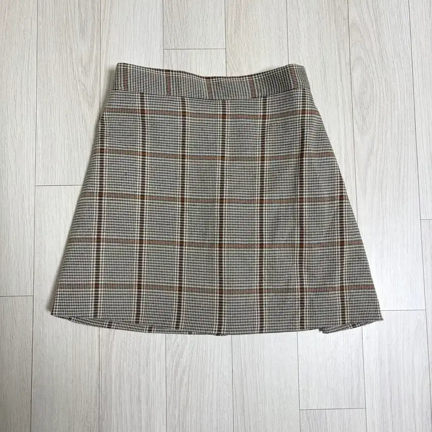 [BUNJANG] Check Pattern Midi Skirt / 체크 패턴 스커트