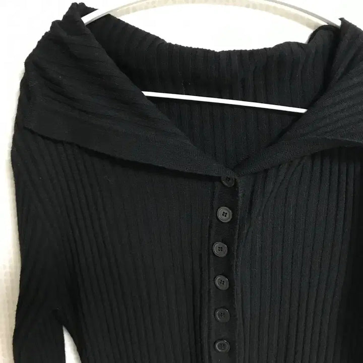 [BUNJANG] UUR Glow Button Rib Knit Ivory / 원가 5.0 유유알 uur글로우 버튼 리브니트 아이보리