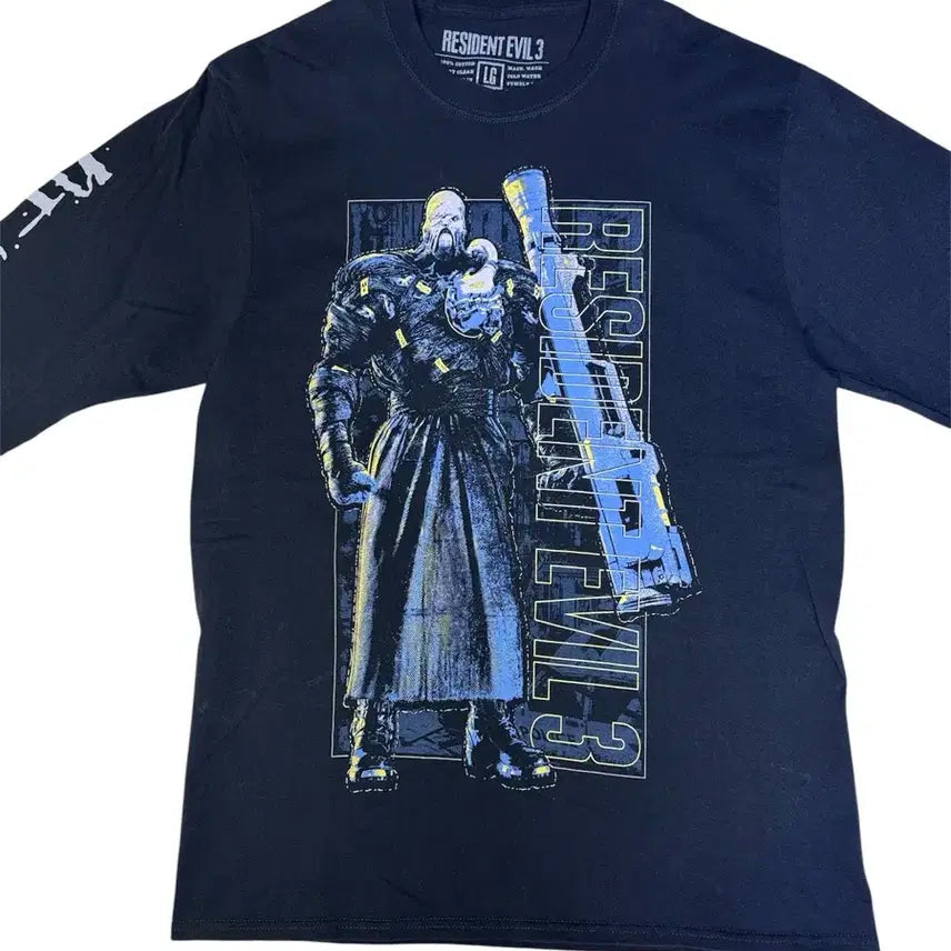 [BUNJANG] Biohazard Resident Evil 3 Nemesis Long Sleeve T-shirt / 빈티지 바이오하자드 레지던트이블3 네메시스 롱슬리브 티셔츠 L