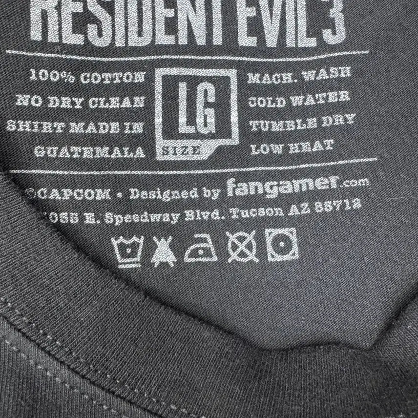 [BUNJANG] Biohazard Resident Evil 3 Nemesis Long Sleeve T-shirt / 빈티지 바이오하자드 레지던트이블3 네메시스 롱슬리브 티셔츠 L