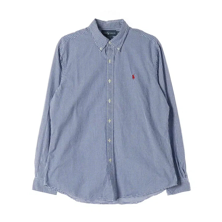 [BUNJANG] Polo Ralph Lauren Checkered Shirt Blue L / 폴로 랄프 로렌 체크 셔츠 블루 L