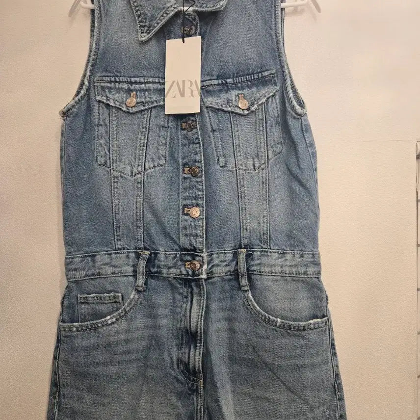 [BUNJANG] ZARA Denim Jumpsuit S / 자라 데님 점프슈트 S(새상품)