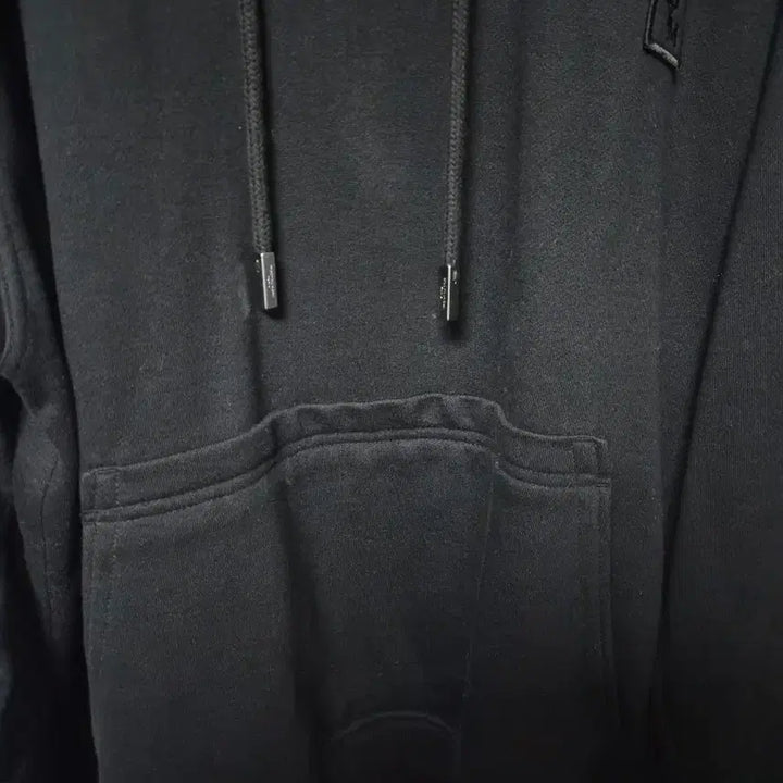 [BUNJANG] Wooyoungmi Black Flower Print Hoodie / 우영미 블랙 플라워 프린팅 후드티