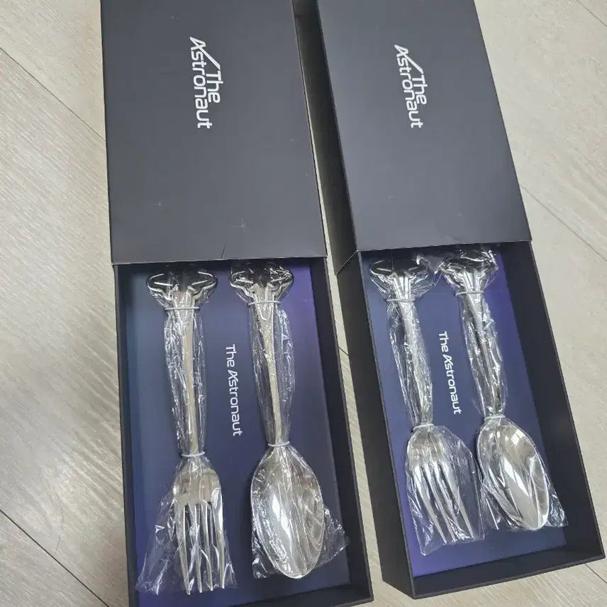 [BUNJANG] BTS Jin The Astronaut Cutlery Set / 방탄소년단 진 디아스트로넛 커트러리 세트