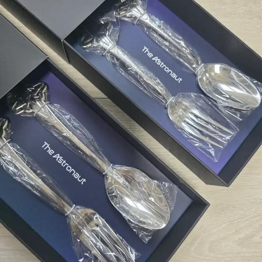 [BUNJANG] BTS Jin The Astronaut Cutlery Set / 방탄소년단 진 디아스트로넛 커트러리 세트