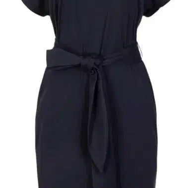 [BUNJANG] Brunello Cucinelli Navy Belt Midi Dress / 브루넬로 쿠치넬리 네이비 벨트 미디원피스
