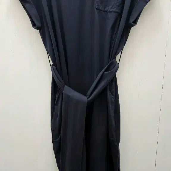 [BUNJANG] Brunello Cucinelli Navy Belt Midi Dress / 브루넬로 쿠치넬리 네이비 벨트 미디원피스