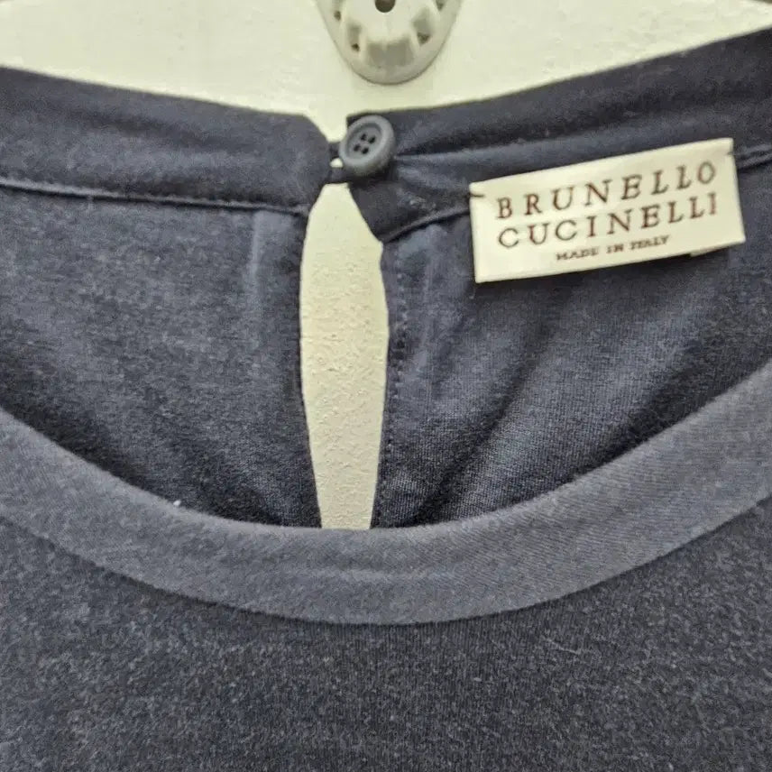 [BUNJANG] Brunello Cucinelli Navy Belt Midi Dress / 브루넬로 쿠치넬리 네이비 벨트 미디원피스