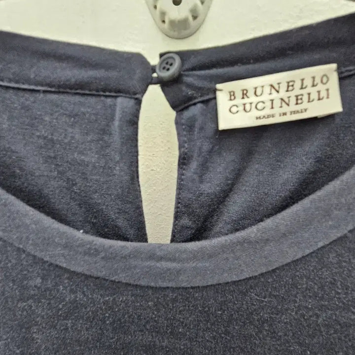 [BUNJANG] Brunello Cucinelli Navy Belt Midi Dress / 브루넬로 쿠치넬리 네이비 벨트 미디원피스