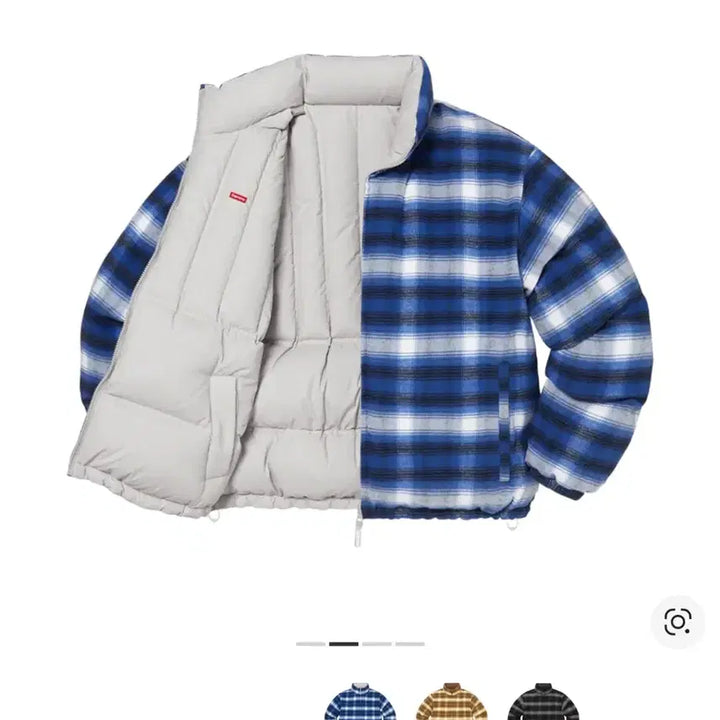 [BUNJANG] Supreme Reversible Flannel Puffer Jacket / 슈프림 플란넬 리버시블 퍼퍼 자켓