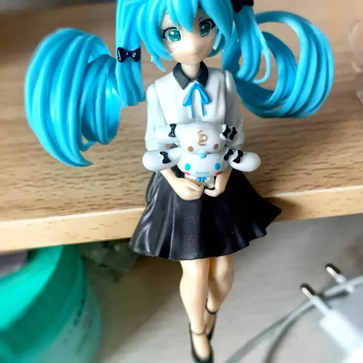 [BUNJANG] Hatsune Miku Cinnamoroll Noodle Stopper Figure / 하츠네 미쿠 시나모롤 피규어 누들스토퍼