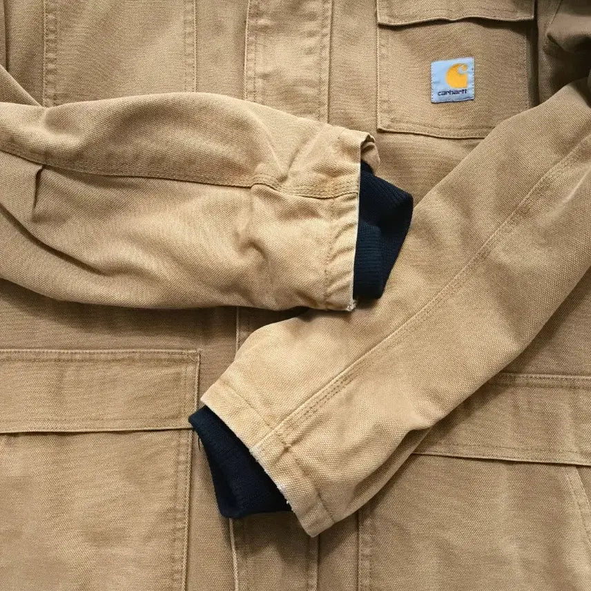 [BUNJANG] Carhartt L Brown Hooded Work Jacket / 칼하트 L 브라운 후드 워크 자켓