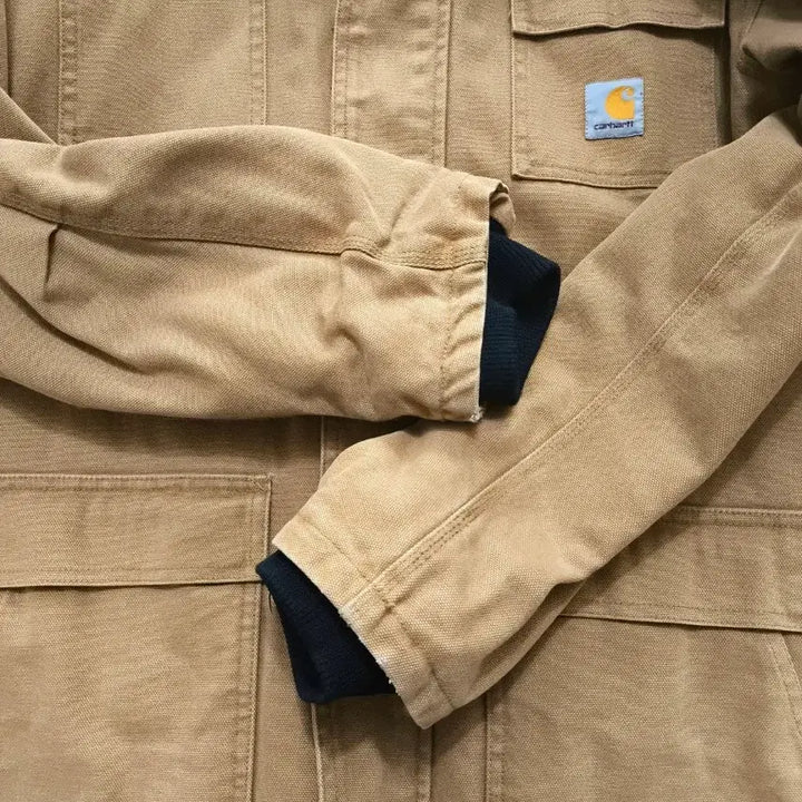 [BUNJANG] Carhartt L Brown Hooded Work Jacket / 칼하트 L 브라운 후드 워크 자켓