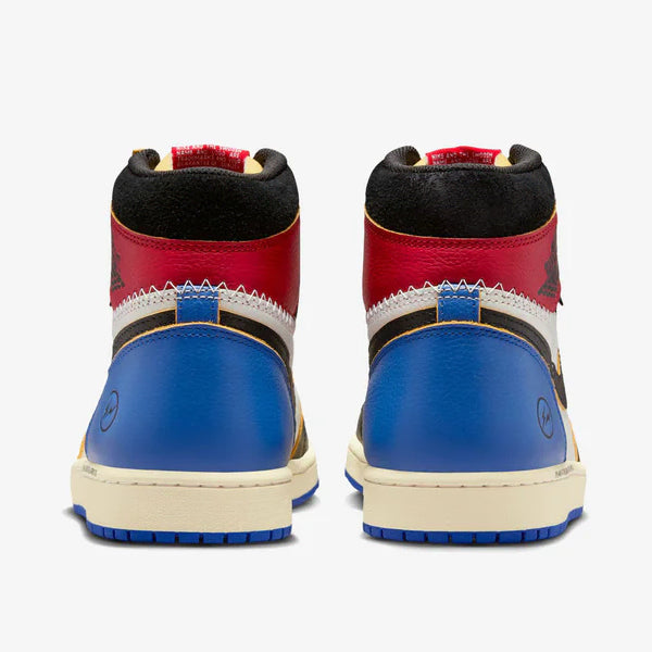[BUNJANG] Nike Jordan 1 x Fragment x Union Black and Varsity Red Sneakers / 조던 1 x 프라그먼트 x 유니온 / 블랙 앤 바시티 레드 (260)