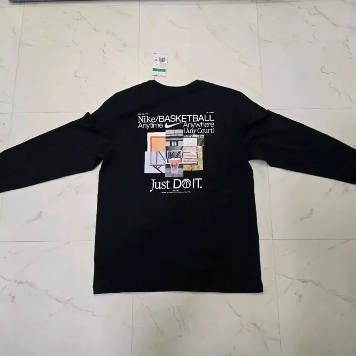 [BUNJANG] Nike Basketball Long Sleeve Shirt / [XL] 나이키 바스켓볼 긴팔 블랙