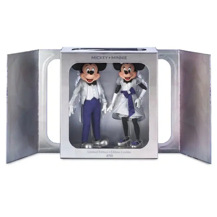 [BUNJANG] Limited Edition Disney 100th Anniversary Mickey &amp; Minnie Doll Set / 한정판 디즈니 100주년 미키 미니 리미티드 에디션 돌 세트(특가)