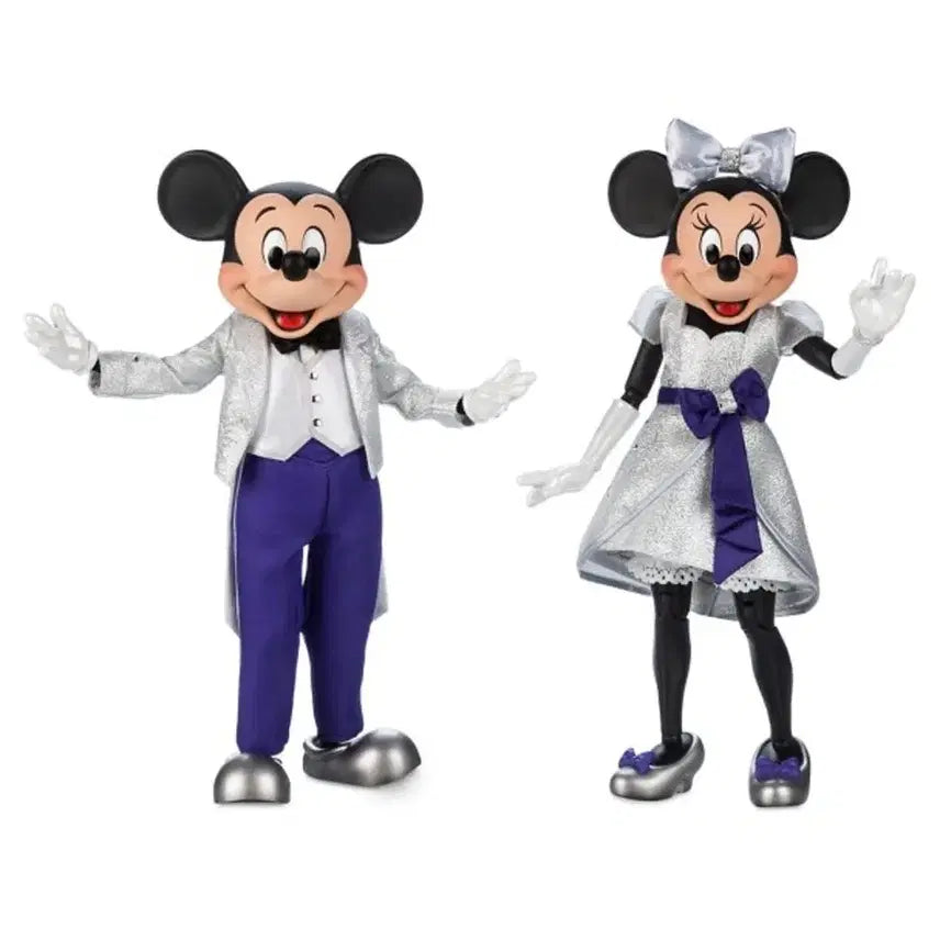 [BUNJANG] Limited Edition Disney 100th Anniversary Mickey &amp; Minnie Doll Set / 한정판 디즈니 100주년 미키 미니 리미티드 에디션 돌 세트(특가)