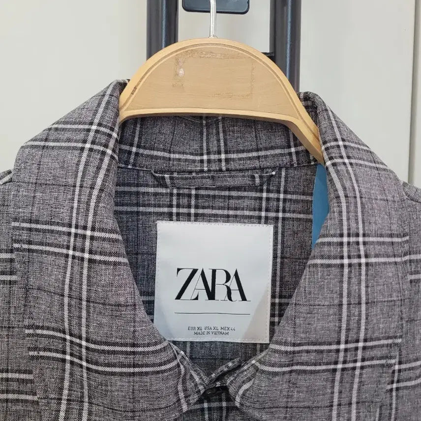 [BUNJANG] ZARA Man Traveler Waterproof Windbreaker Check Coat XL / 자라맨 TRAVELER 방수 바람막이 체크 코트 XL사이즈