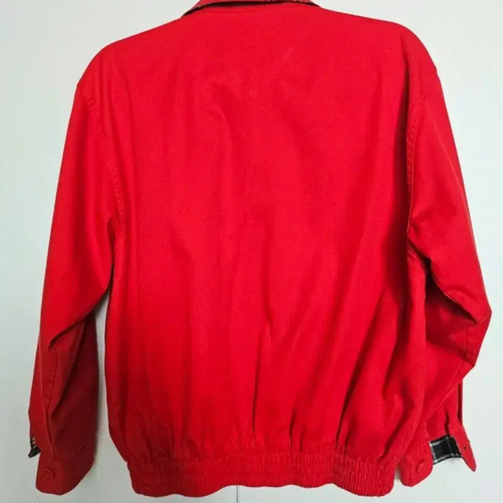 [BUNJANG] Burberry Red Bomber Jacket / 정품 버버리 레드 봄버 자켓