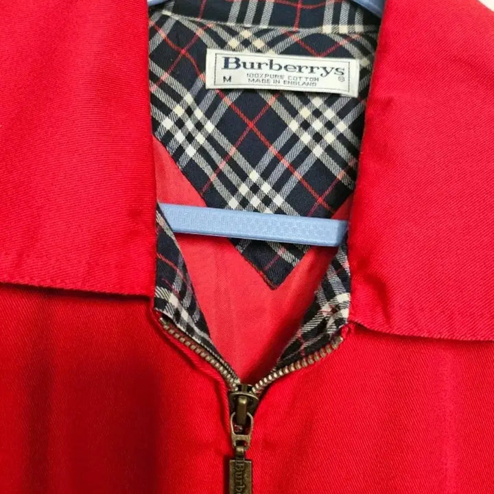 [BUNJANG] Burberry Red Bomber Jacket / 정품 버버리 레드 봄버 자켓