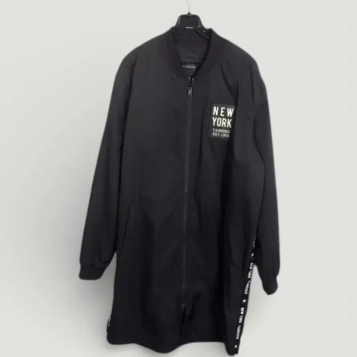 [BUNJANG] MLB New York Blue Blouson Jacket / 남성100/ MLB 엠엘비 블루종 점퍼 뉴욕 BK 33-5