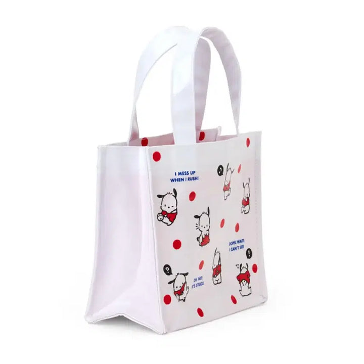 [BUNJANG] Sanrio Pochacco Dot Eco Tote Bag / 산리오 포차코 오키가에 도트 에코백 토트백