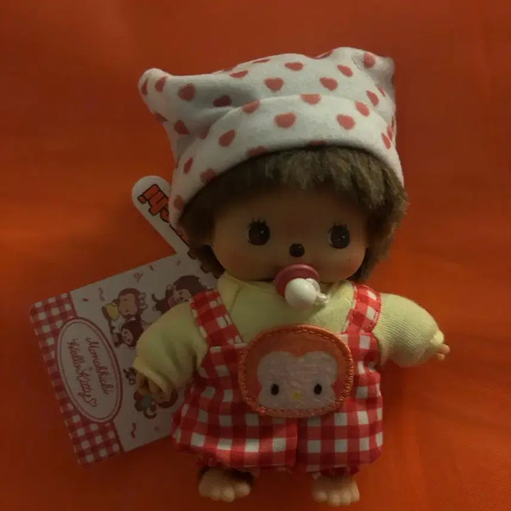 [BUNJANG] Monchhichi x Hello Kitty Baby Monchhichi Doll / 몬치치 키티 콜라보 베비치치