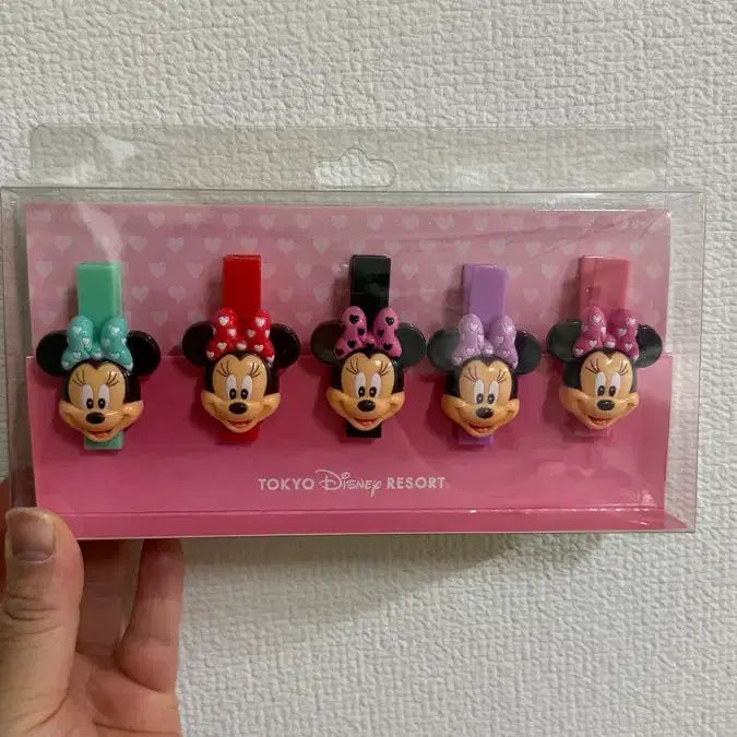 [BUNJANG] Minnie Mouse Clips Set / 미니마우스 집게